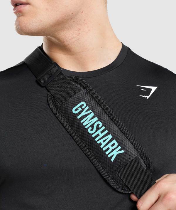 Panske Športové Tašky Gymshark Barrel Čierne Modre | KR4625803